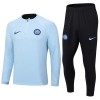 Inter Milan Quarter Zip Ensemble Sweat d'Entraînement 2023-24 Bleue Inter Milan Quarter Zip Ensemble Sweat d'Entraînement 2023-24 Bleue